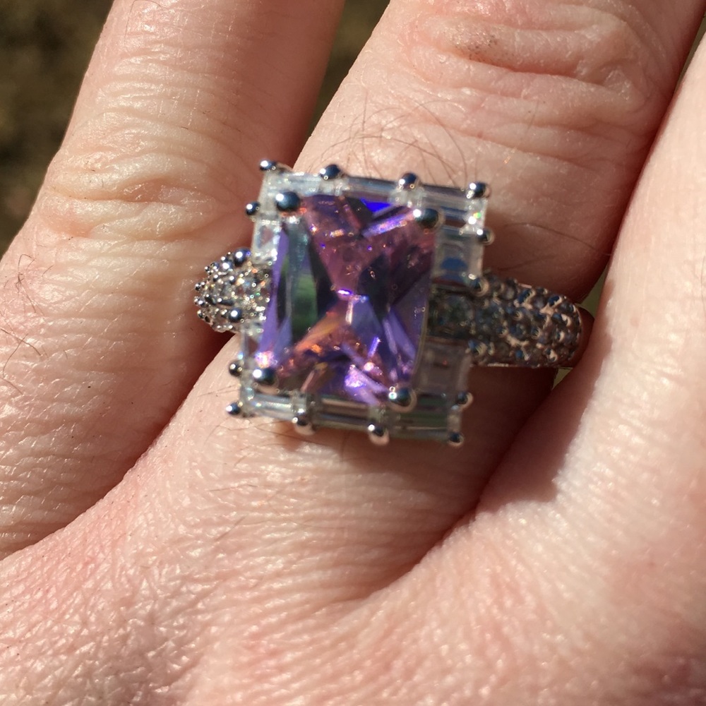 🔥FINAL SALE🔥 5mm Simulated Pink Sapphire ring